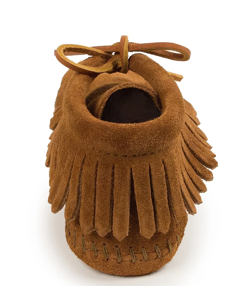 Minnetonka Kids' Suede Fringe Softsole Boots (Toddler)