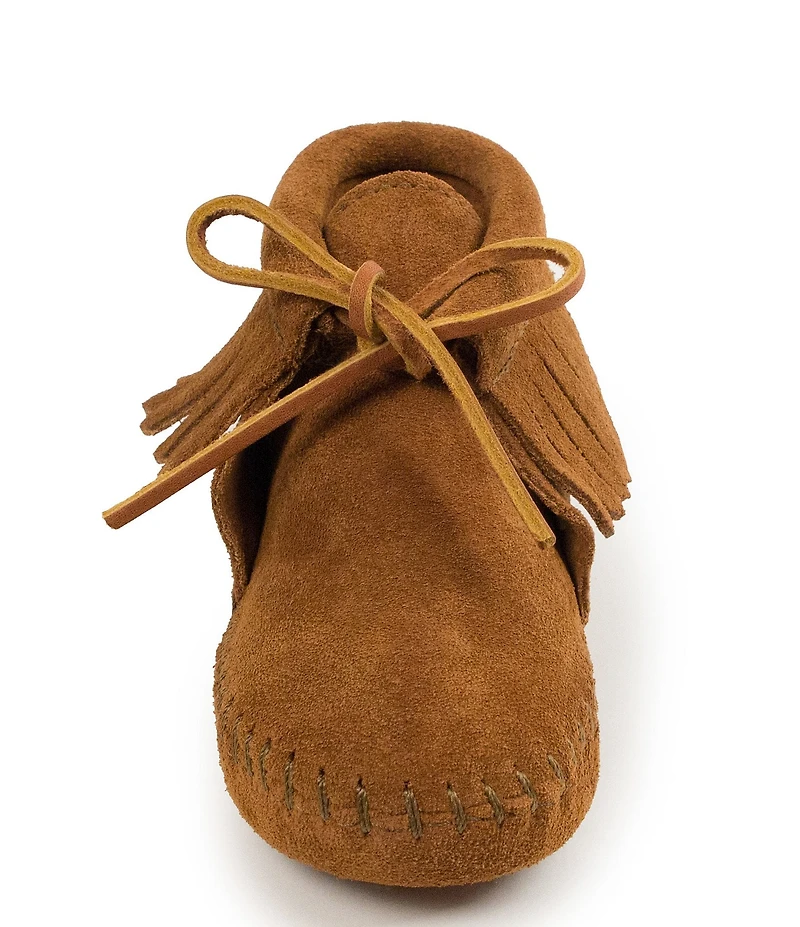 Minnetonka Kids' Suede Fringe Softsole Boots (Toddler)