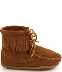 Minnetonka Kids' Suede Fringe Detail Tramper Boots (Youth)