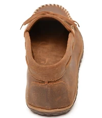 Minnetonka Men's Water Resistant Tie Tread Moccasin Loafers