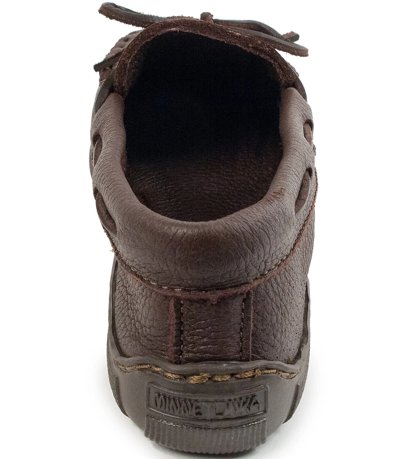 Minnetonka Moosehide Classic Bow Detail Moccasin Boat Shoes