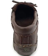 Minnetonka Moosehide Classic Bow Detail Moccasin Boat Shoes