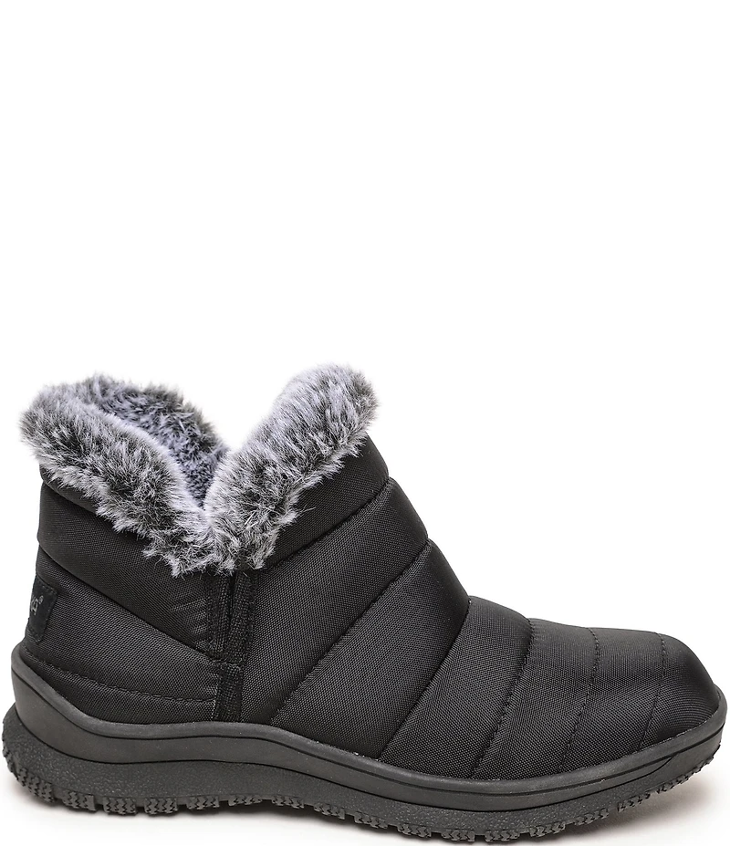 Minnetonka Northtown Nylon Faux Fur Ankle Booties