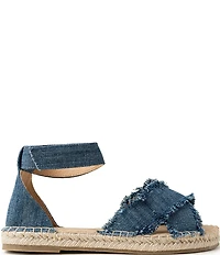 Minnetonka Pemma Denim Ankle Strap Espadrille Sandals