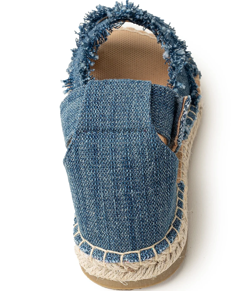 Minnetonka Pemma Denim Ankle Strap Espadrille Sandals