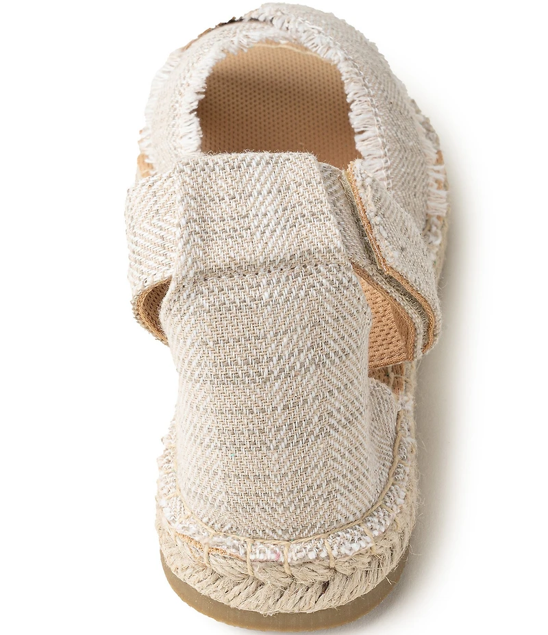 Minnetonka Pemma Herringbone Ankle Strap Espadrille Sandals