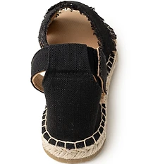 Minnetonka Pemma Linen Ankle Strap Espadrille Sandals