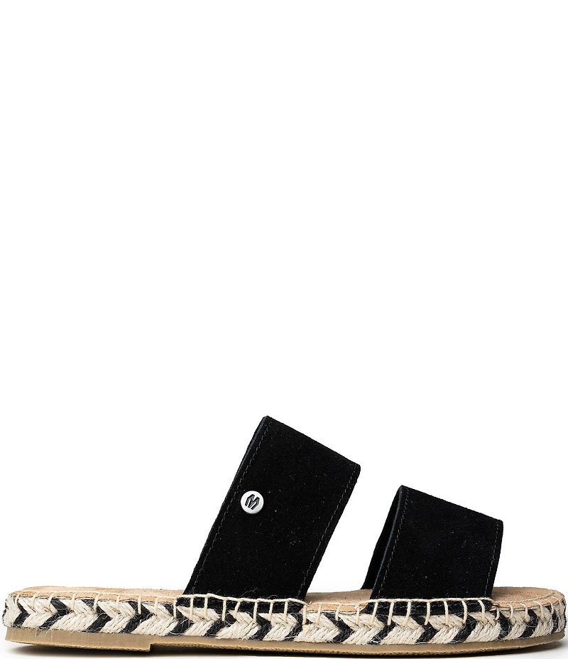 Minnetonka Poppie Suede Espadrille Flat Sandals