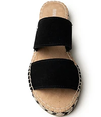 Minnetonka Poppie Suede Espadrille Flat Sandals