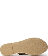 Minnetonka Poppie Suede Espadrille Flat Sandals