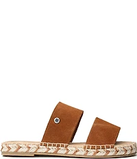 Minnetonka Poppie Suede Espadrille Flat Sandals