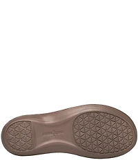 Minnetonka Silverthorne 360 Denim Ornamented Thong Sandals