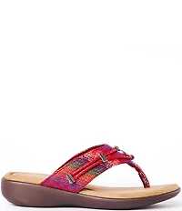 Minnetonka Silverthorne 360 Horizon Fabric Thong Sandals