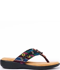 Minnetonka Silverthorne 360 Shadow Geo Thong Sandals