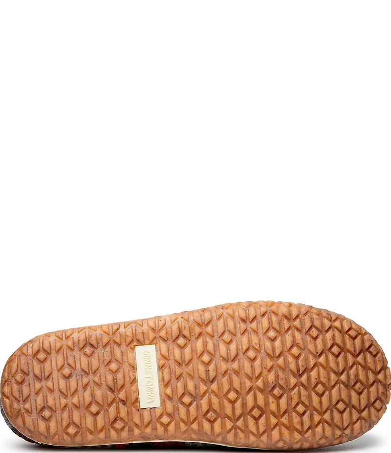Minnetonka Tahoe Suede Clog Slippers