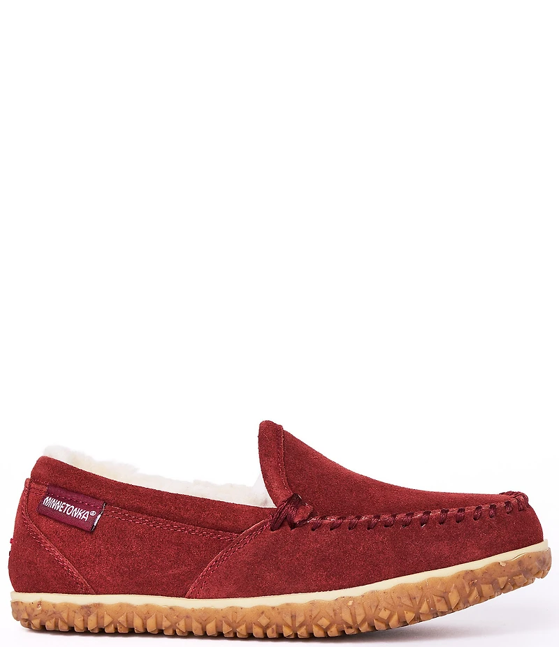 Minnetonka Tempe Suede Moccasin Slippers