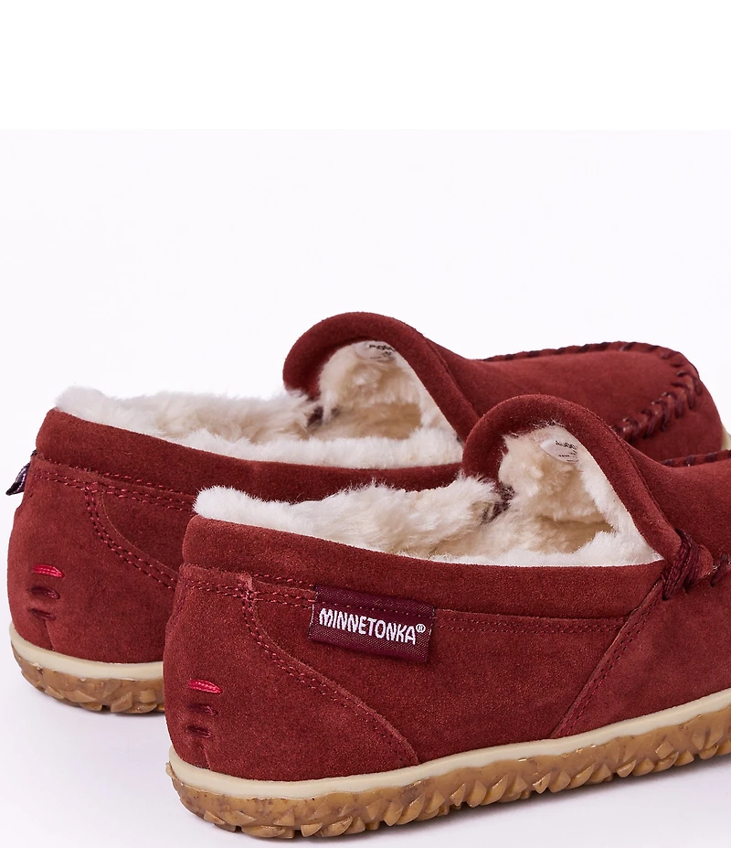Minnetonka Tempe Suede Moccasin Slippers