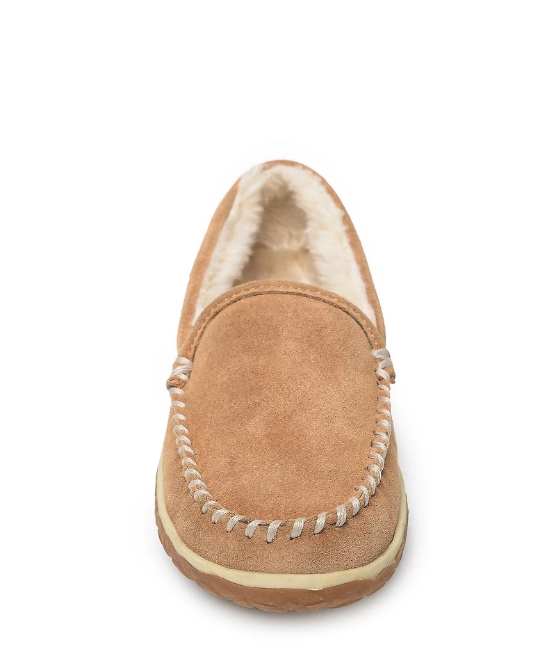 Minnetonka Tempe Suede Moccasin Slippers