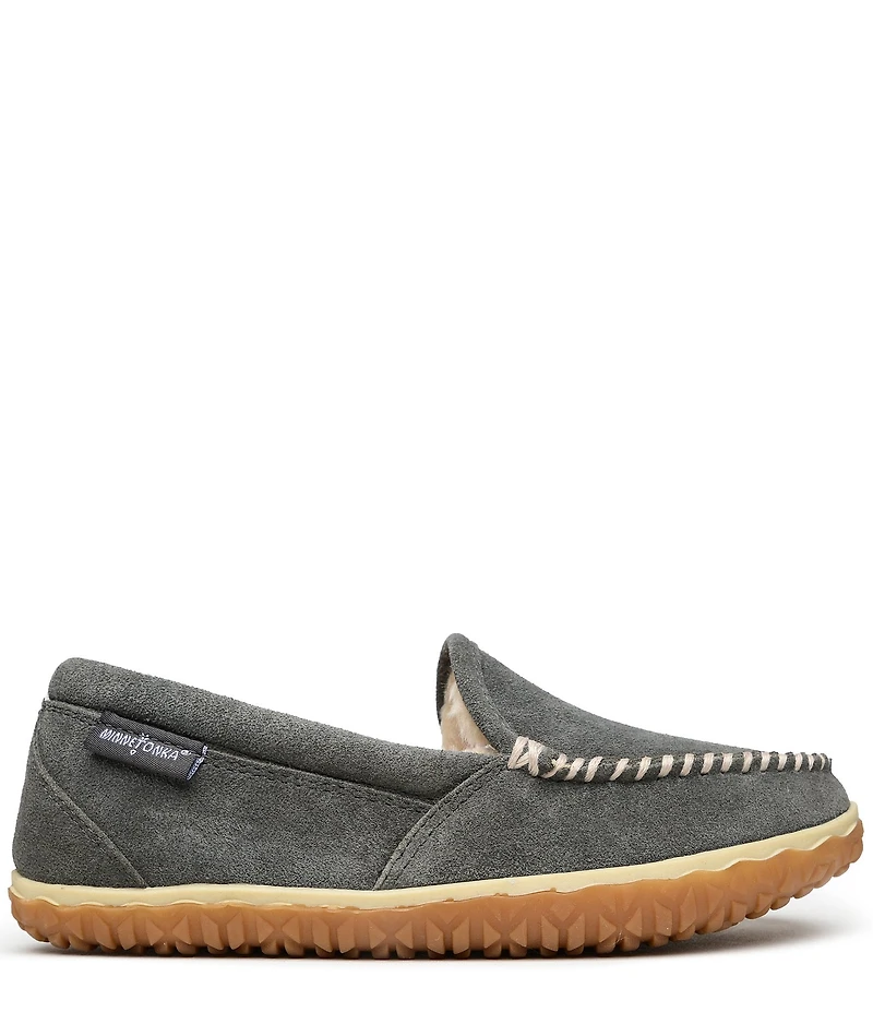 Minnetonka Tempe Suede Moccasin Slippers