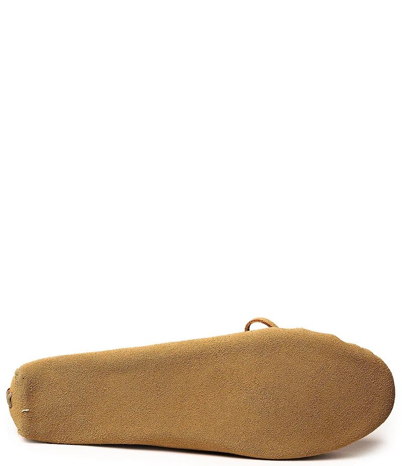 Minnetonka Thunderbird Animikii Suede Softsole Moccasins