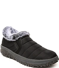 Minnetonka Timpson Twin Gore Nylon Faux Fur Collar Booties