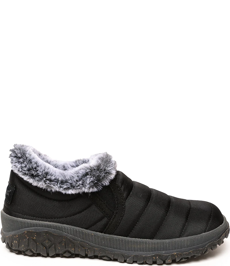 Minnetonka Timpson Twin Gore Nylon Faux Fur Collar Booties
