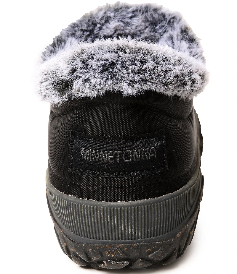 Minnetonka Timpson Twin Gore Nylon Faux Fur Collar Booties