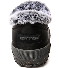 Minnetonka Timpson Twin Gore Nylon Faux Fur Collar Booties