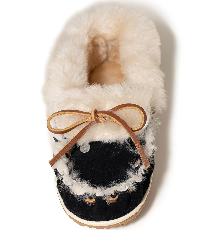 Minnetonka Ultimate Sheepskin Suede Slippers
