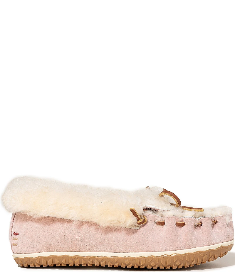 Minnetonka Ultimate Sheepskin Suede Slippers