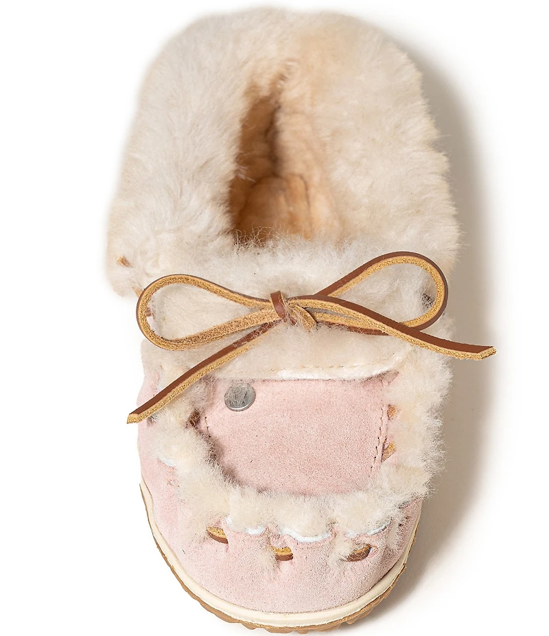 Minnetonka Ultimate Sheepskin Suede Slippers