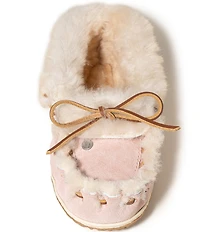 Minnetonka Ultimate Sheepskin Suede Slippers