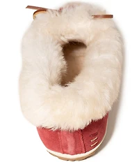 Minnetonka Ultimate Sheepskin Suede Slippers