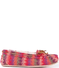 Minnetonka Women's Cally Horizon Faux Fur Lined Moccasin Slippers
