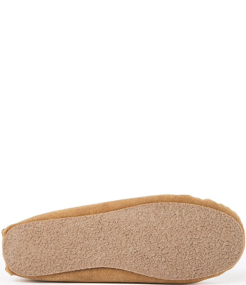 Minnetonka Women's Cally Thunderbird Animikii Suede Moccasin Slippers