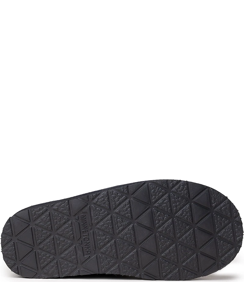 Minnetonka Women's Chandra Suede Berber Lined Platform Booties