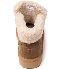 Minnetonka Women's Chandra Suede Berber Lined Platform Booties