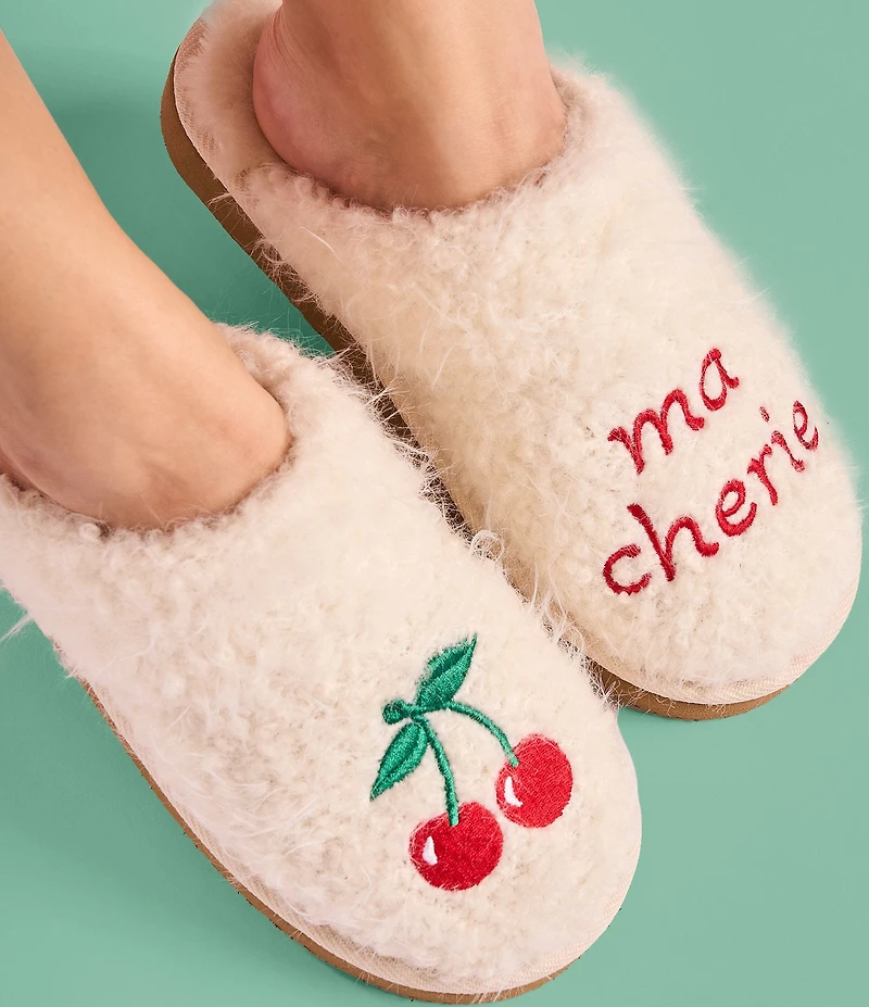 Minnetonka Women's Chesney Hi Ma Cherie Cherry Slippers