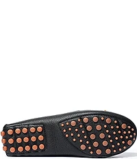 Minnetonka Women's Classic Driver Leather Bow Detail Mocassins