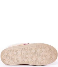 Minnetonka Women's Dina Knit Faux Fur Lined Clog Slippers