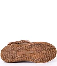 Minnetonka Women's Everett 2 Water Resistant Suede Faux Fur Booties