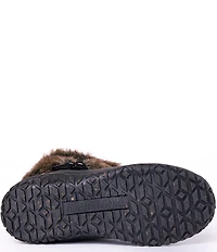 Minnetonka Women's Everett 2 Water Resistant Suede Faux Fur Booties