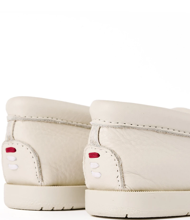 Minnetonka Women's Nizhoni Leather Beaded Kilty Moccasin Slippers