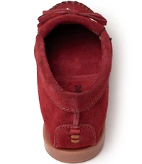 Minnetonka Women's Nizhoni Suede Beaded Kilty Moccasins