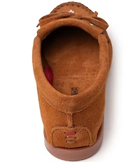 Minnetonka Women's Nizhoni Suede Beaded Kilty Moccasins