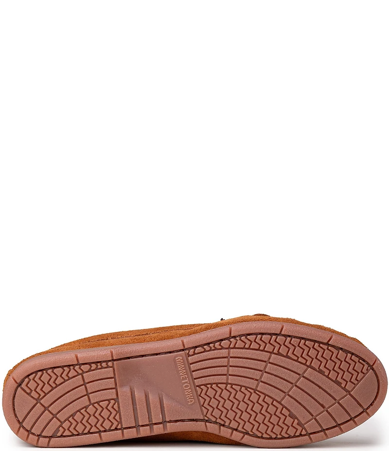 Minnetonka Women's Nizhoni Suede Beaded Kilty Moccasins