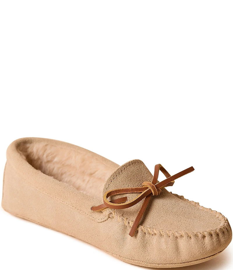 Minnetonka Women's Pile Lined Soft Sole Indoor Moccasin Slippers