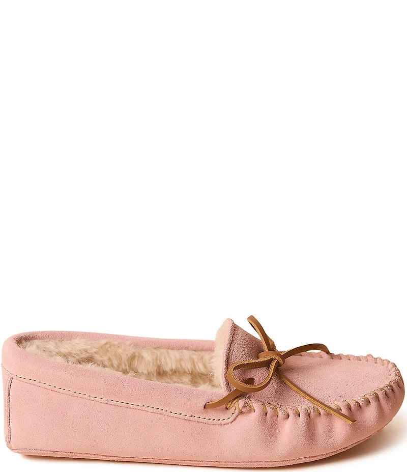 Minnetonka Women's Pile Lined Soft Sole Indoor Moccasin Slippers