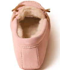 Minnetonka Women's Pile Lined Soft Sole Indoor Moccasin Slippers