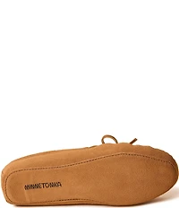Minnetonka Women's Pile Lined Soft Sole Indoor Moccasin Slippers